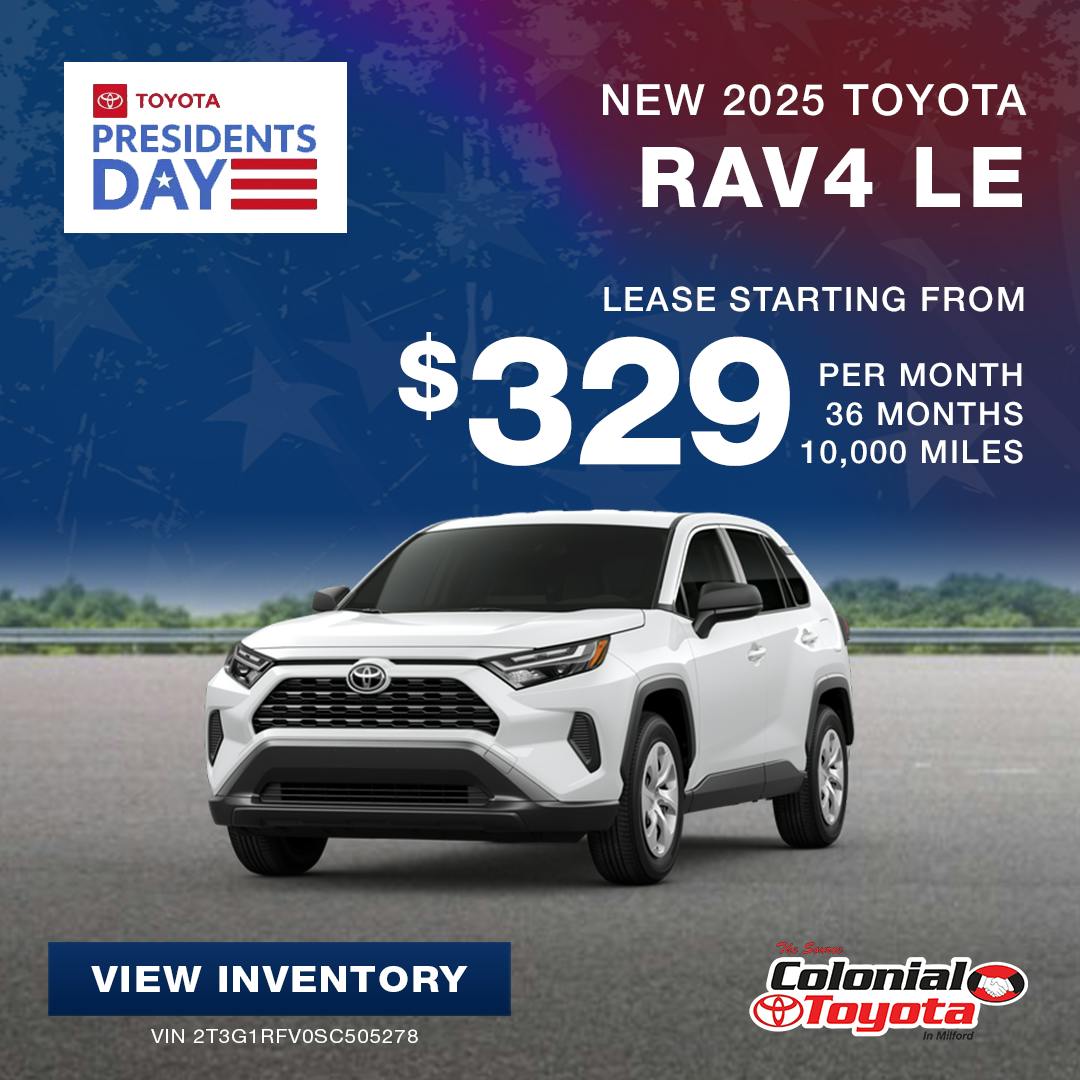 2025 Toyota RAV4 Lease Offer | Colonial Toyota