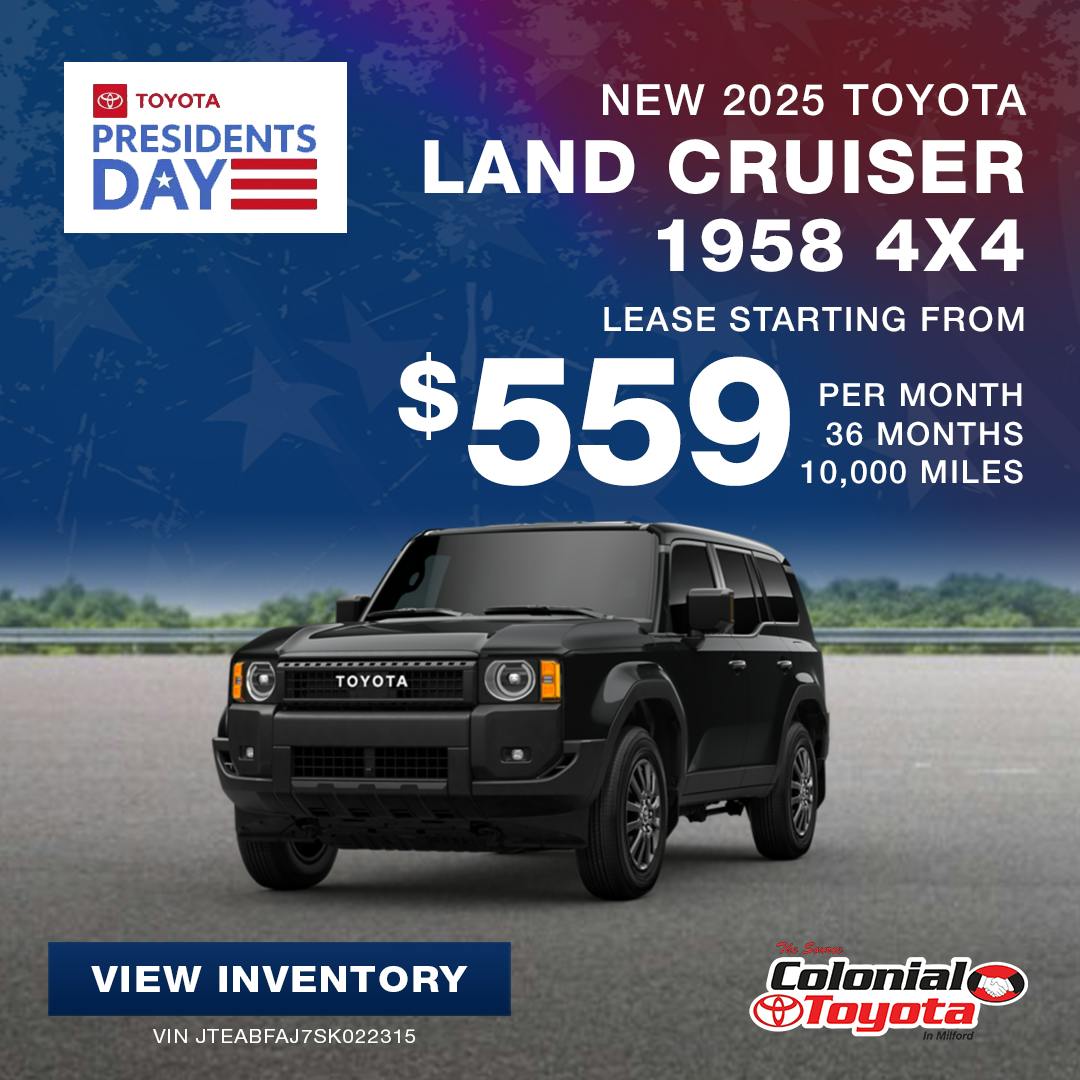 2025 Toyota Land Cruiser Lease Offer | Colonial Toyota