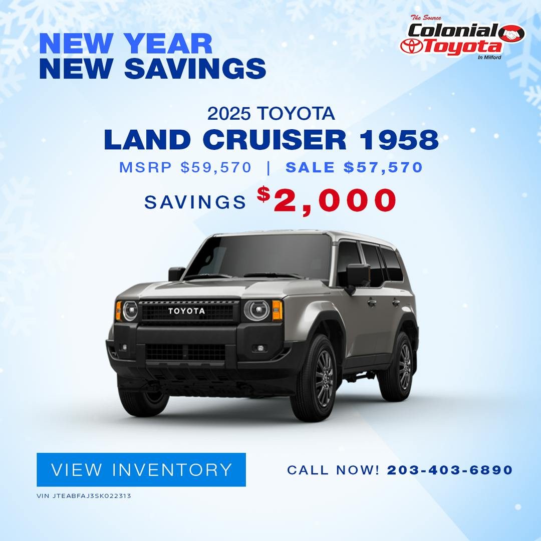 2025 Toyota Land Cruiser Savings Offer | Colonial Toyota