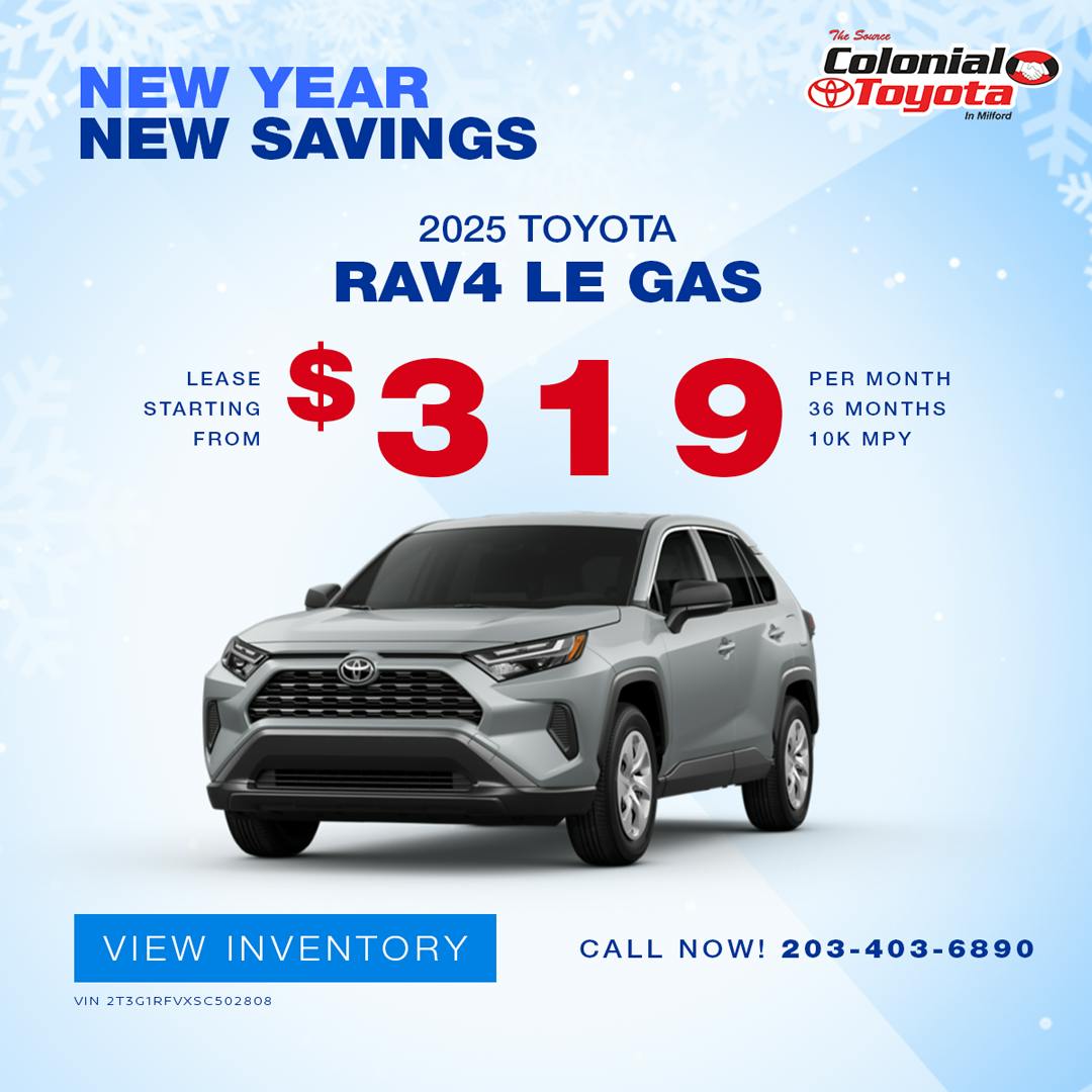 2025 Toyota RAV4 Lease Offer | Colonial Toyota