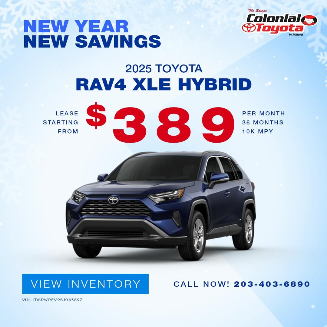 2025 TOYOTA RAV4 Hybrid Lease Offer | Colonial Toyota