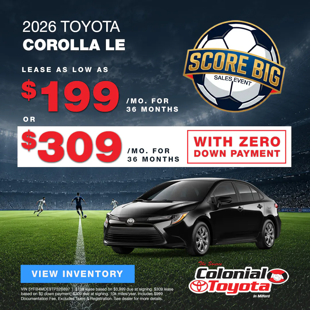 2026 Toyota Corolla Lease Offer | Colonial Toyota
