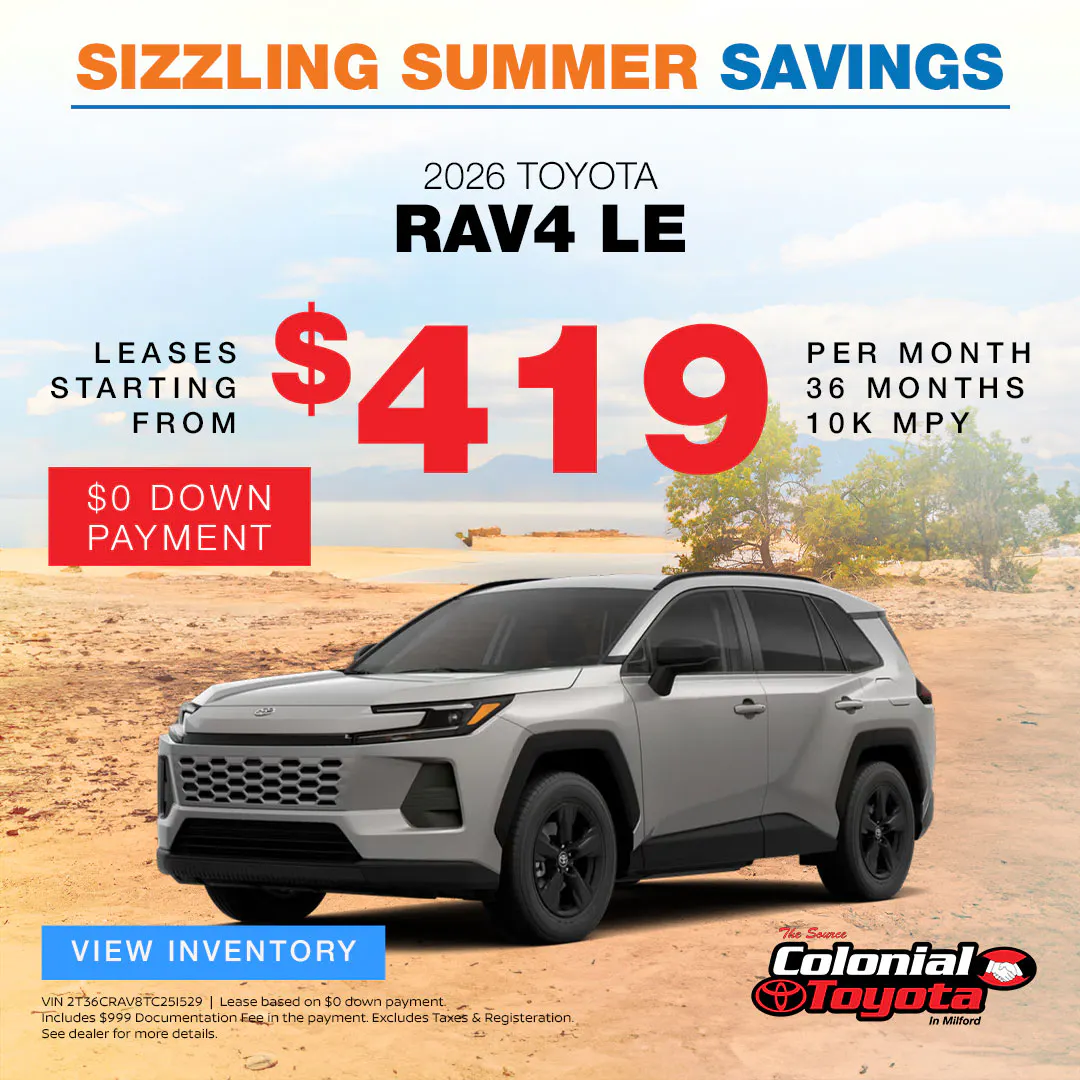 2026 Toyota RAV4 Lease Offer | Colonial Toyota