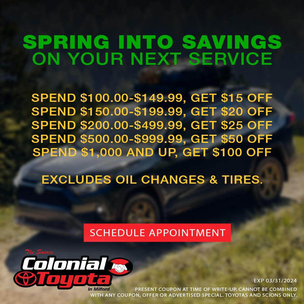 Spend & Save | Colonial Toyota