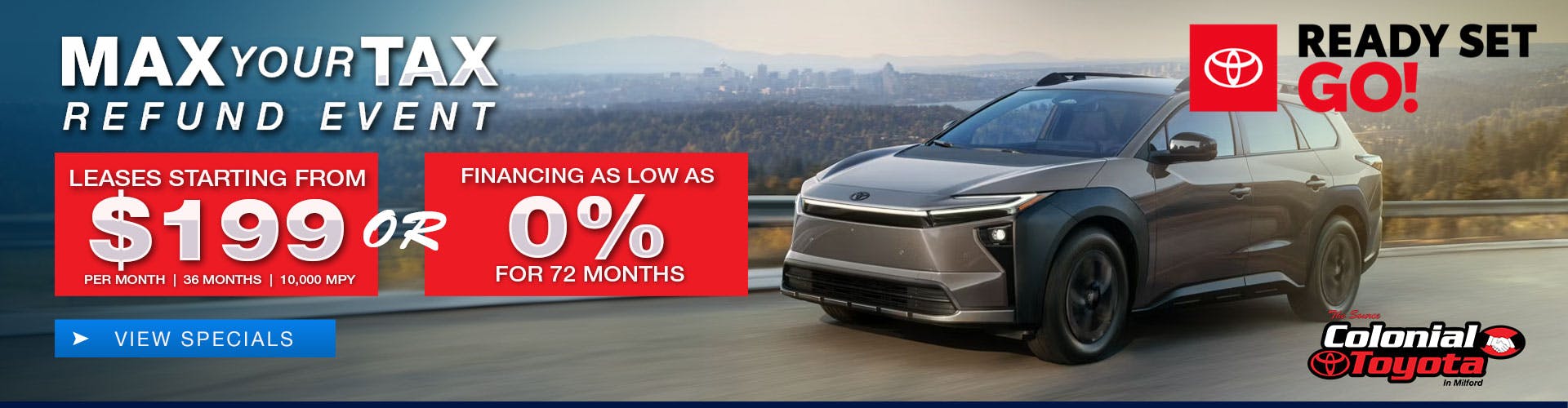 Colonial Toyota New Vehicles Lease Offers