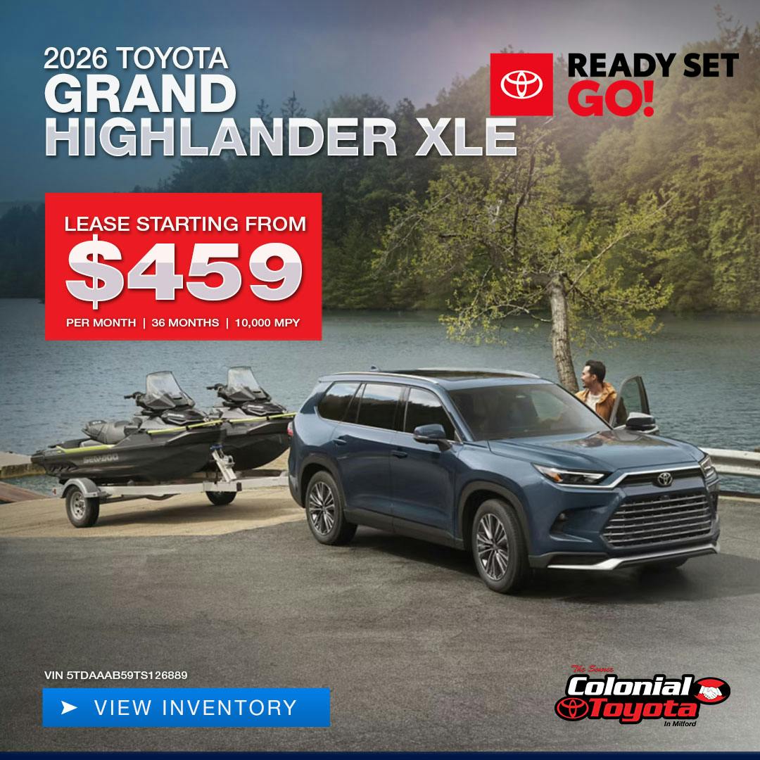 2026 Toyota Grand Highlander Lease Offer | Colonial Toyota
