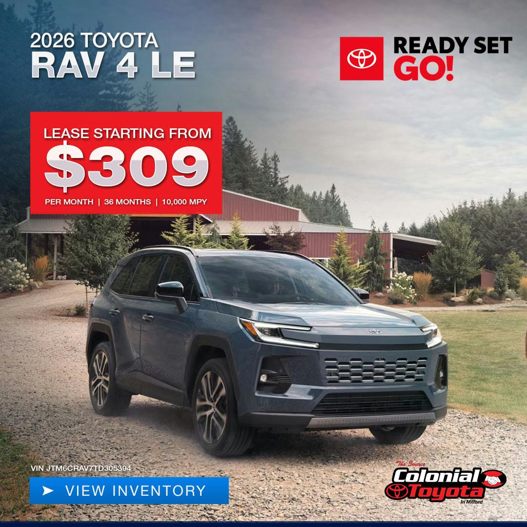 2026 Toyota RAV4 Lease Offer | Colonial Toyota