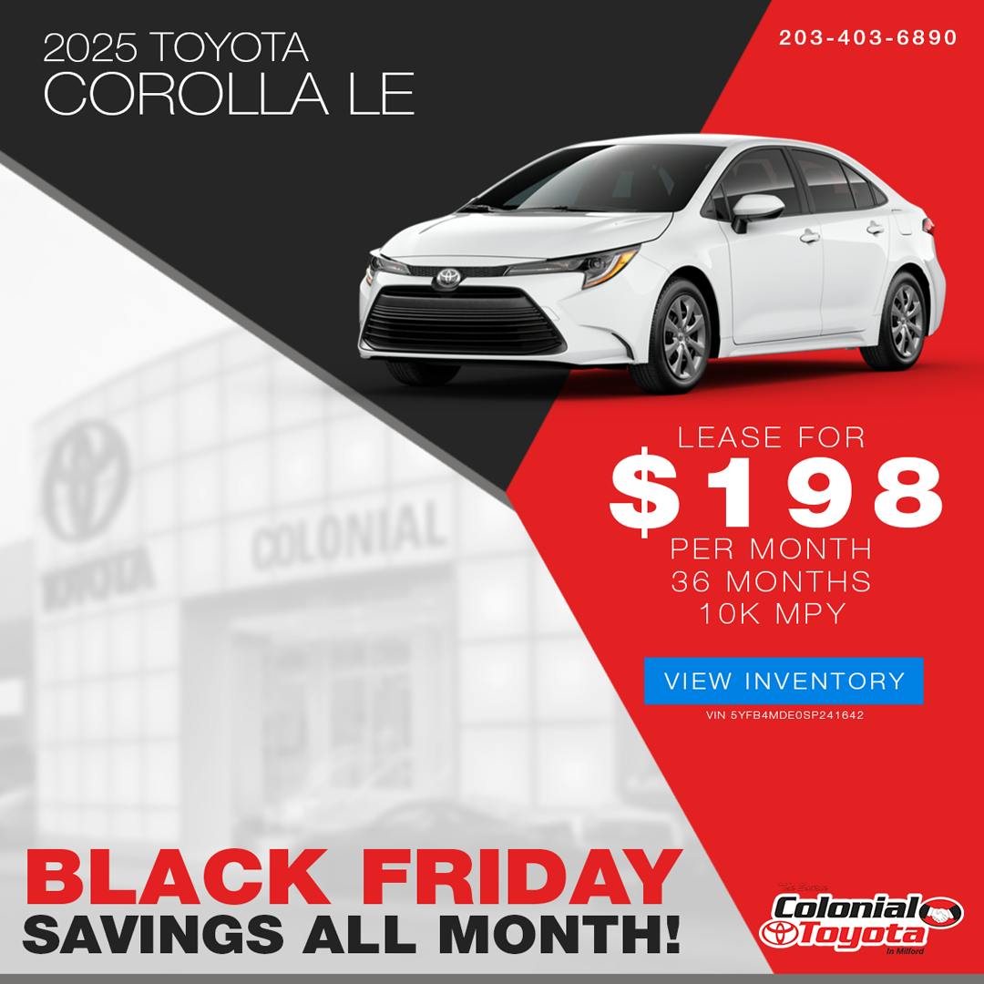 Toyota Corolla Lease Offer | Colonial Toyota