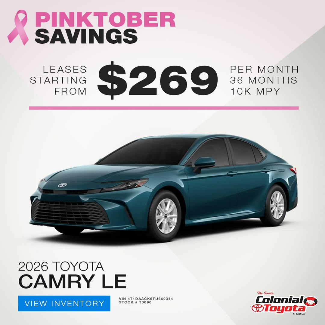 2026 Toyota Camry Lease Offer | Colonial Toyota