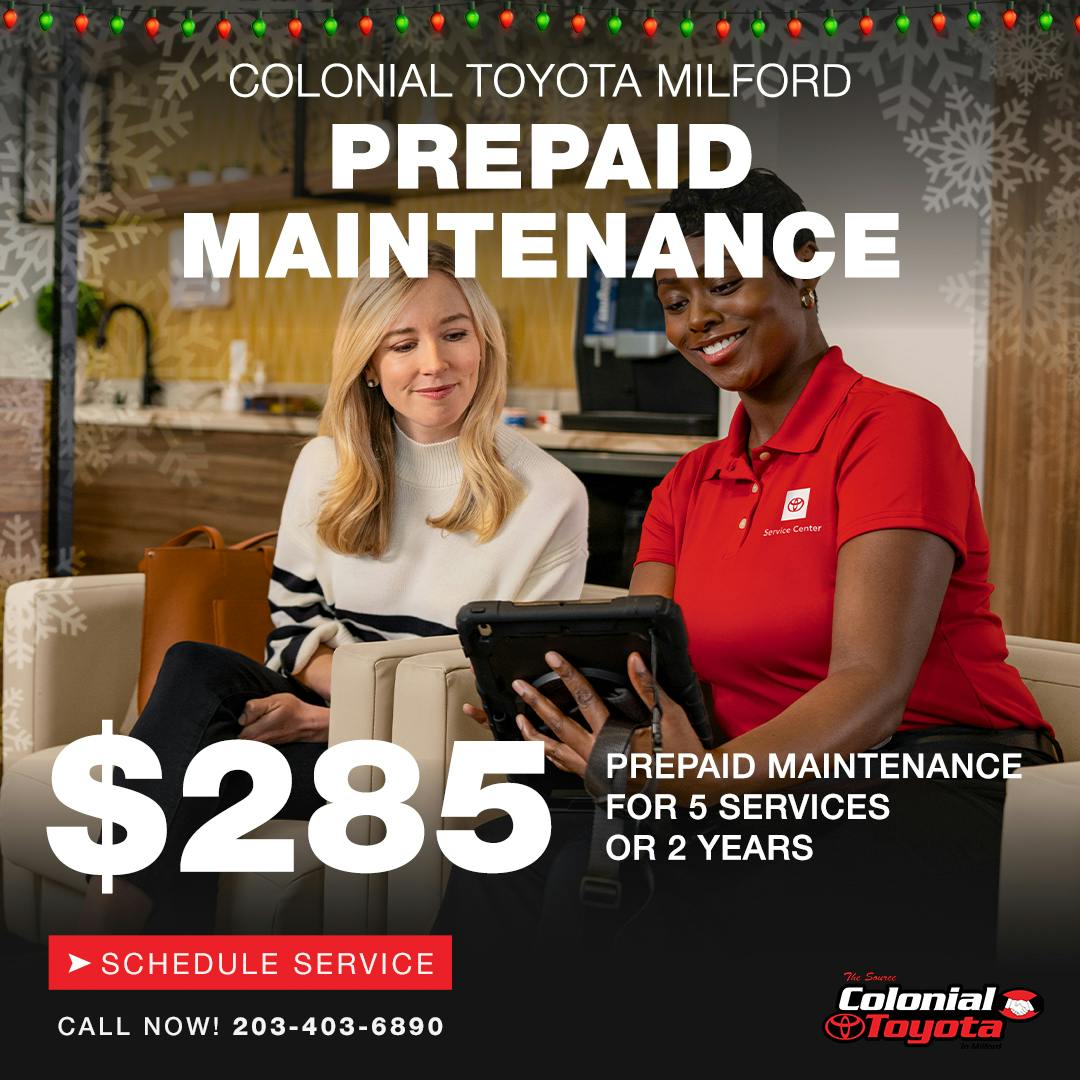 Prepaid Maintenance | Colonial Toyota