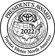 Toyota President's Award 2022.