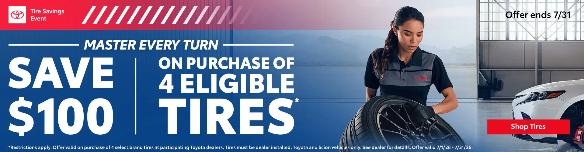 July 2026 NAT Tire Savings Event