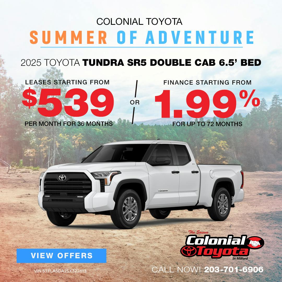 2025 Toyota Tundra Lease and Finance Offer | Colonial Toyota