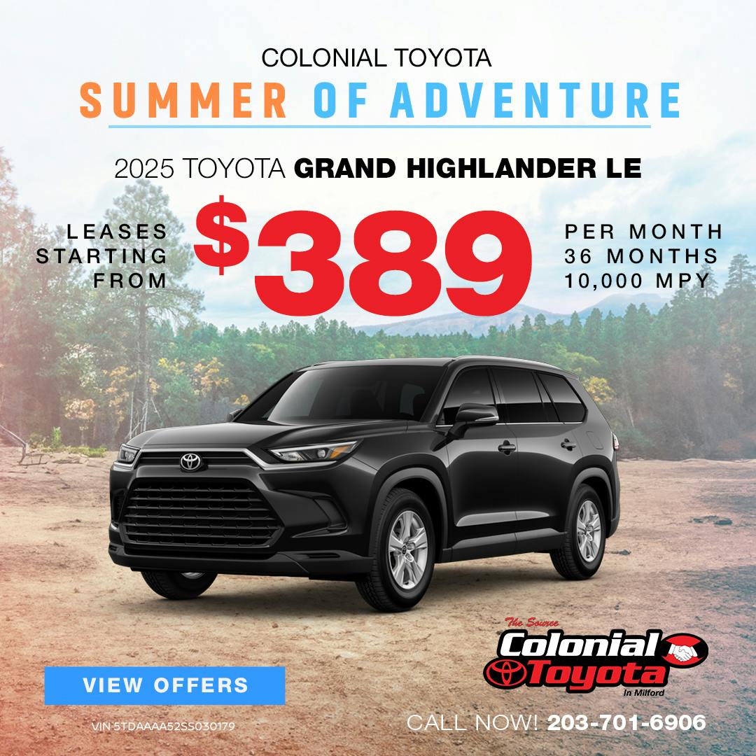 2025 Toyota Grand Highlander Lease Offer | Colonial Toyota