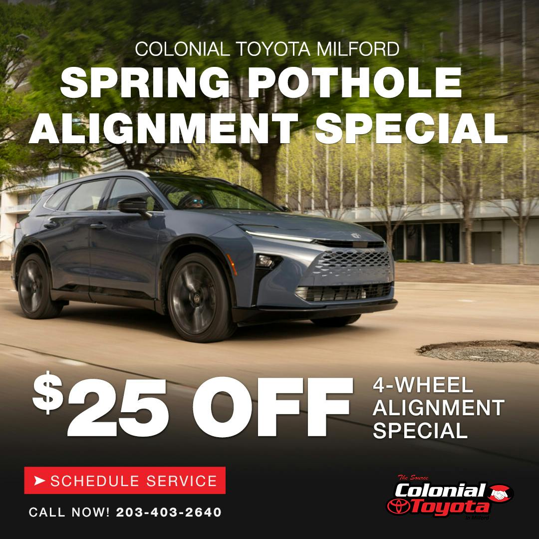 Pothole Alignment Special | Colonial Toyota