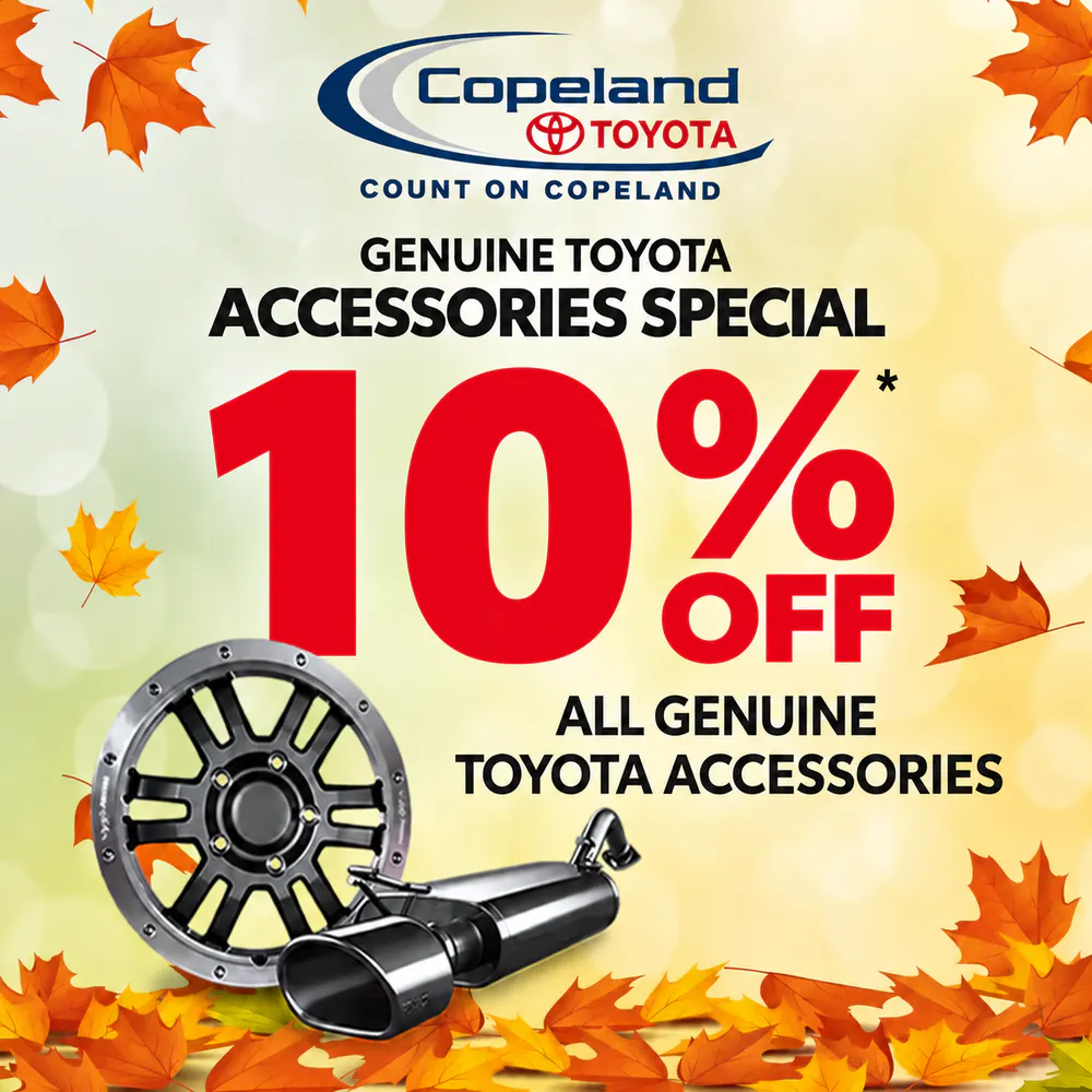 Genuine Toyota Accessories Special | Copeland Toyota