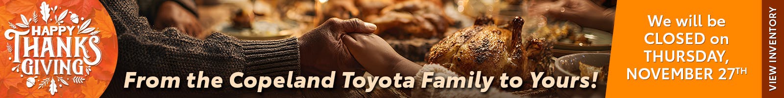 Thanksgiving | Copeland Toyota