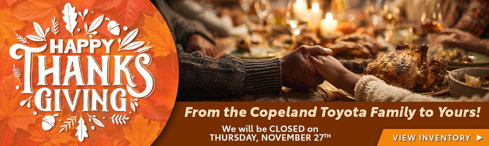 Thanksgiving | Copeland Toyota