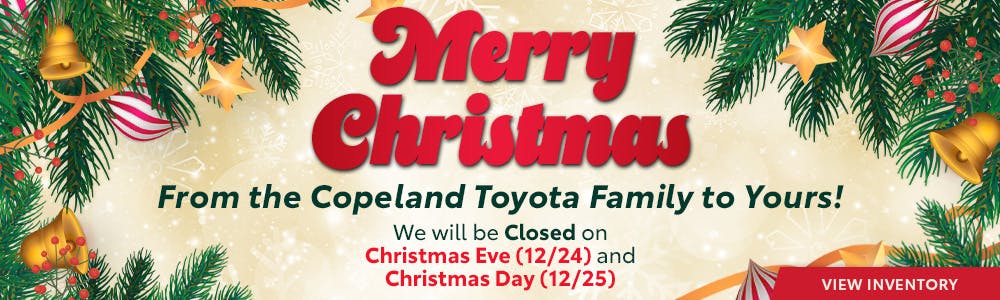 Christmas closure | Copeland Toyota