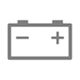 Toyota charging system warning light icon