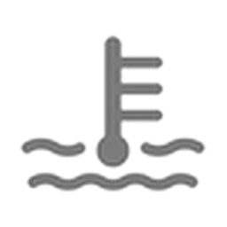 Toyota high coolant temperature warning light icon
