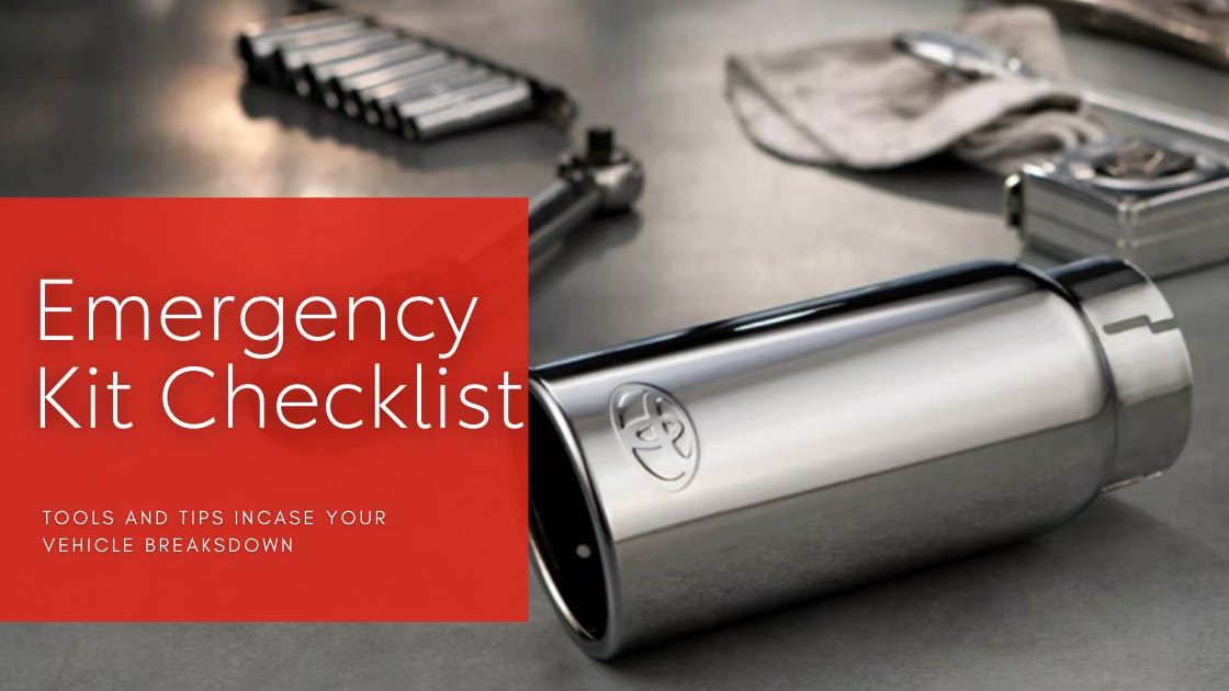 Copeland Toyota emergency kit checklist
