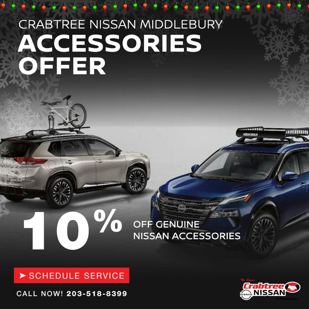 Accessories Offer | Crabtree Nissan