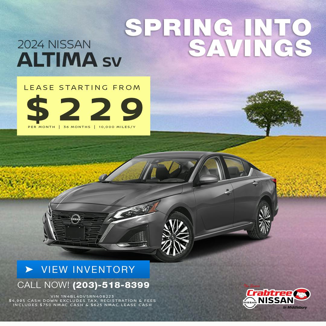 Nissan Altima Lease Offer | Crabtree Nissan