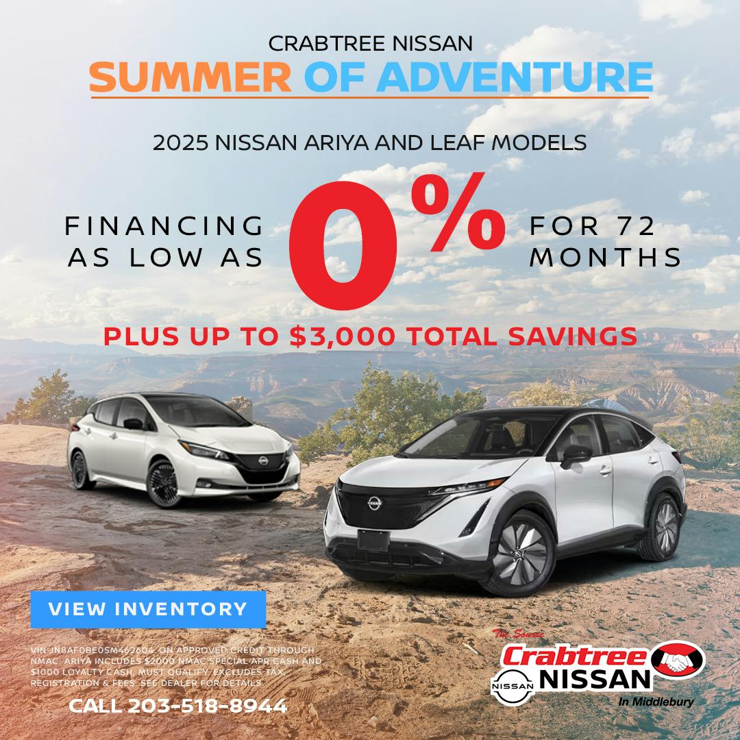 2025 Nissan EV Finance Offer | Crabtree Nissan
