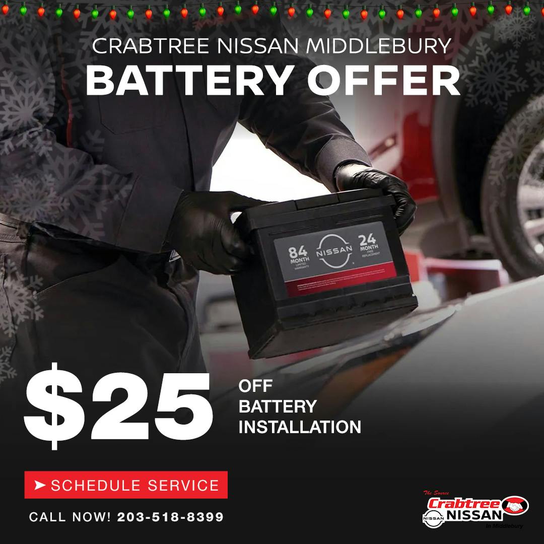 Battery Offer | Crabtree Nissan