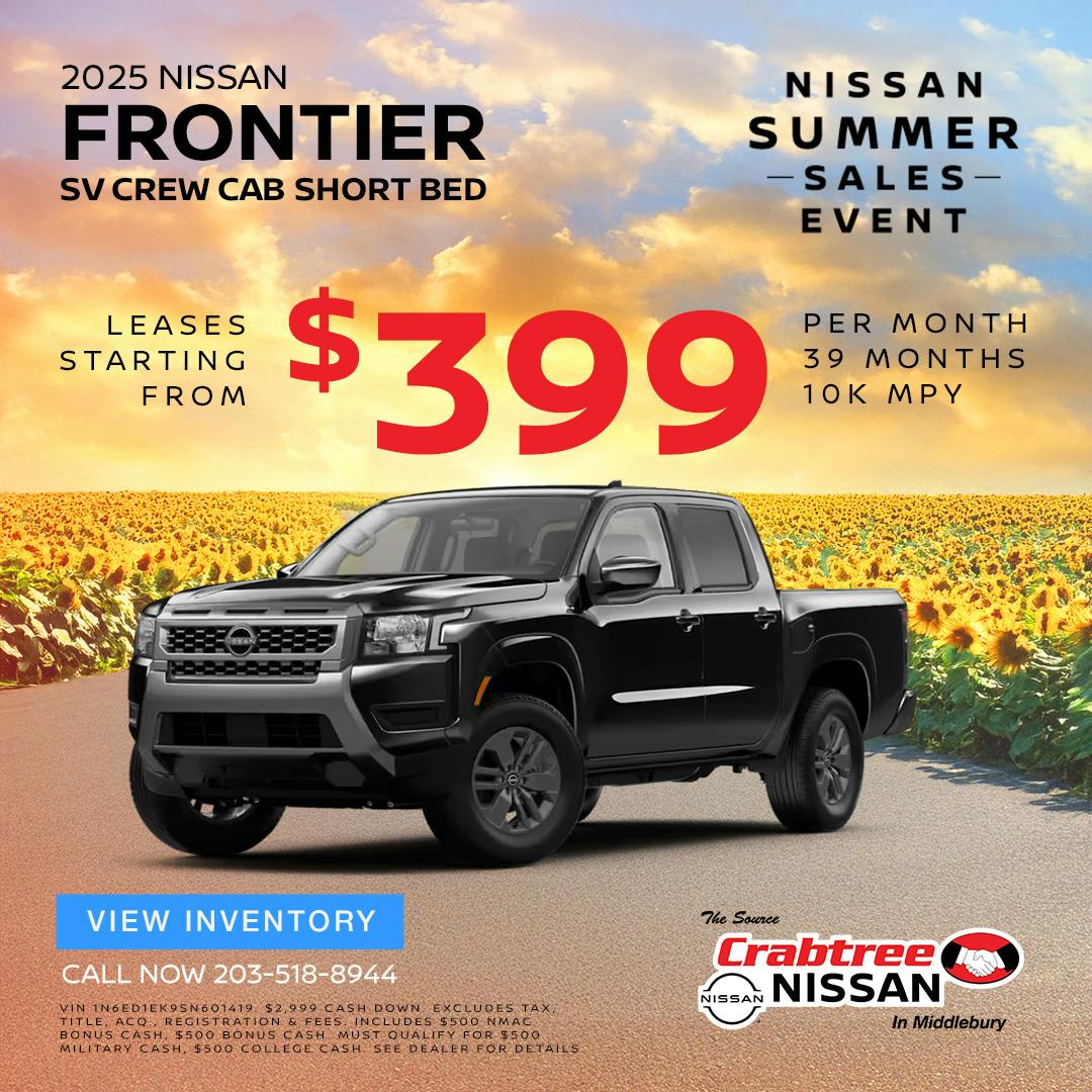 2025 Nissan Frontier Lease Offer | Crabtree Nissan