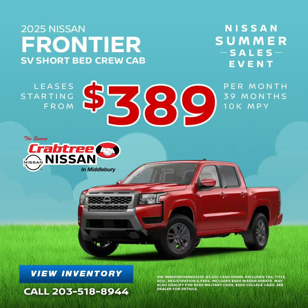 2025 Nissan Frontier Lease Offer | Crabtree Nissan