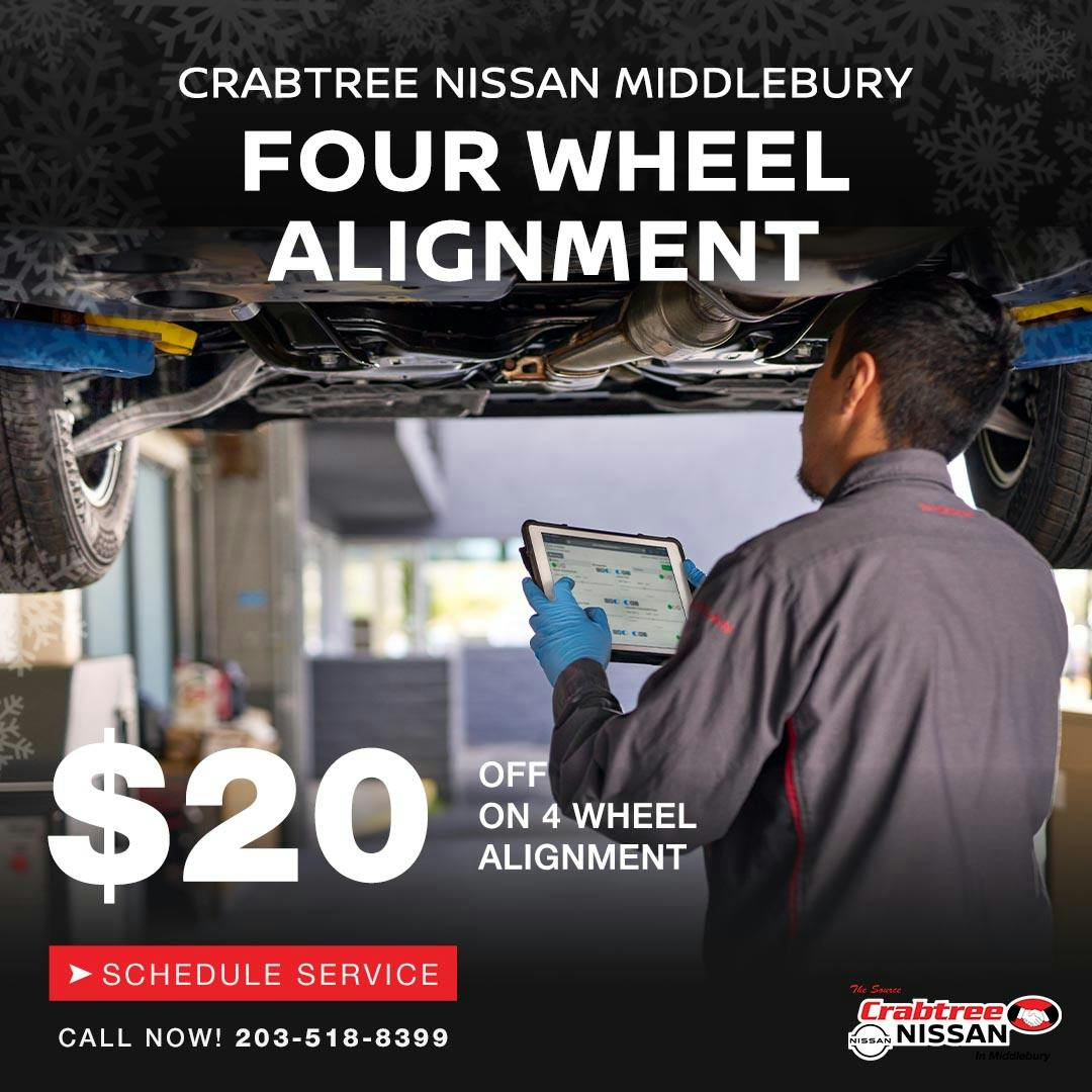 Four Wheel Alignment | Crabtree Nissan