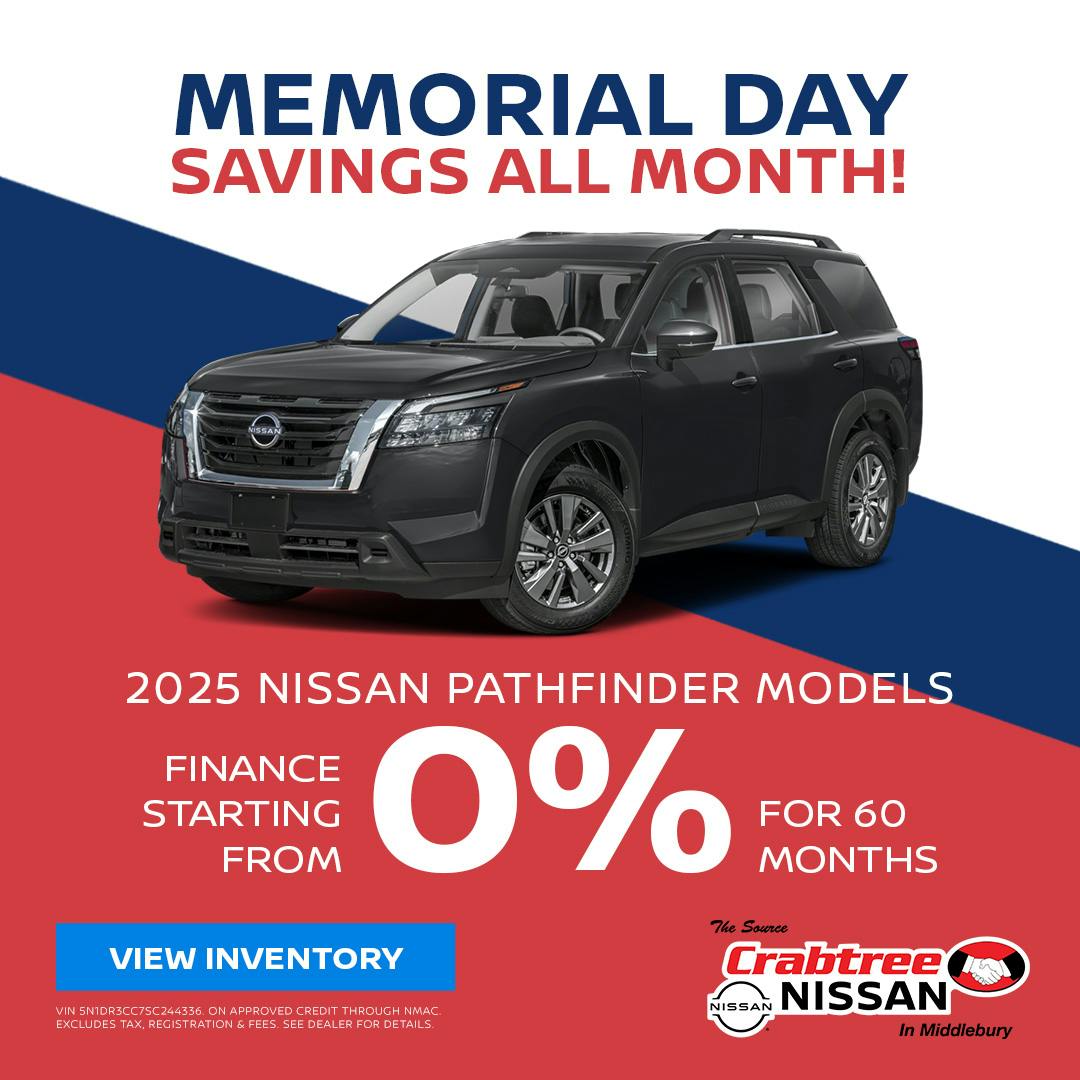 Nissan Pathfinder Finance Offer | Crabtree Nissan