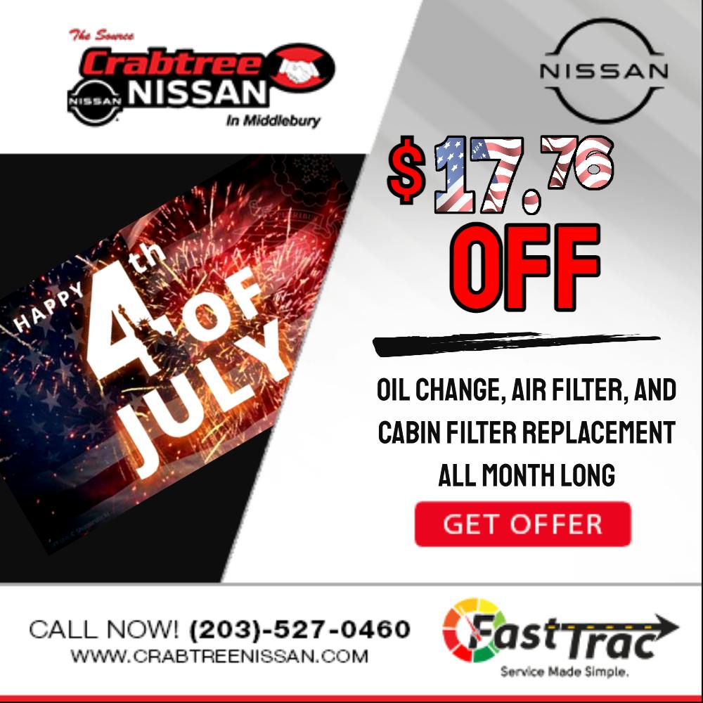 $17.76 Off Oil, Air and Cabin | Crabtree Nissan
