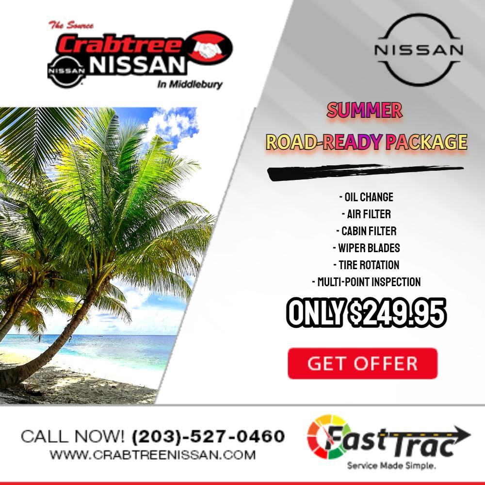 $249.95 Summer Road Ready Package | Crabtree Nissan