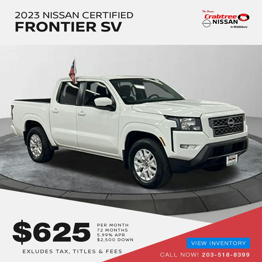 Certified 2023 Nissan Frontier SV | Crabtree Nissan