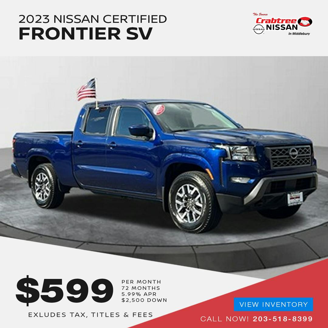 Certified 2023 Nissan Frontier SV | Crabtree Nissan