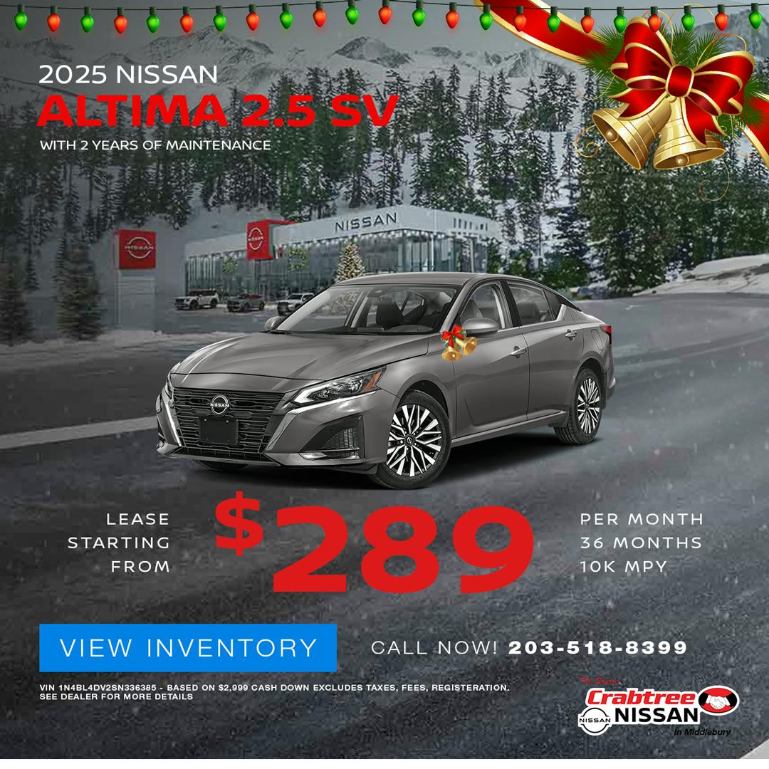 Nissan Altima Lease Offer | Crabtree Nissan