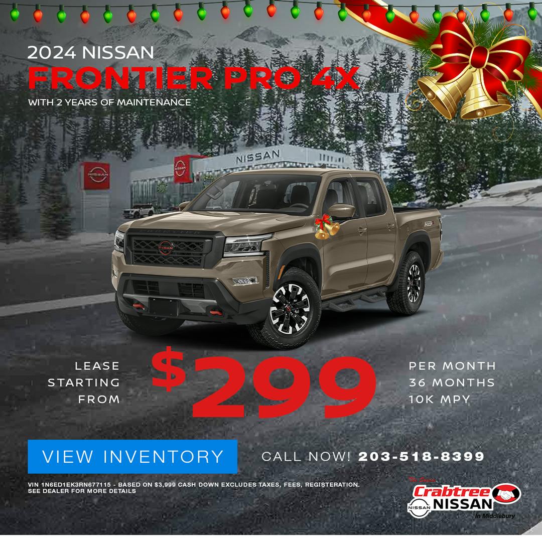 Nissan Frontier Lease Offer | Crabtree Nissan