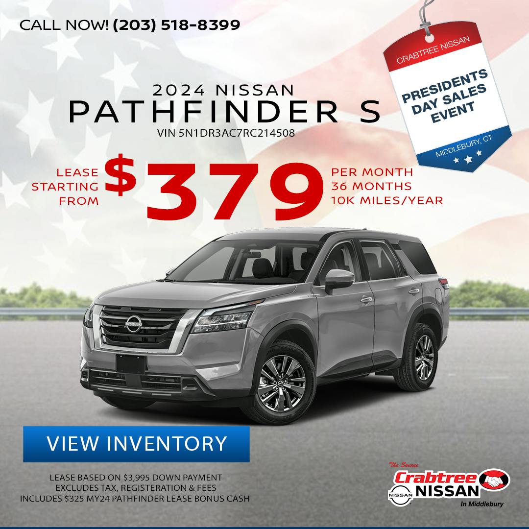 Nissan Pathfinder Lease Offer Crabtree Nissan