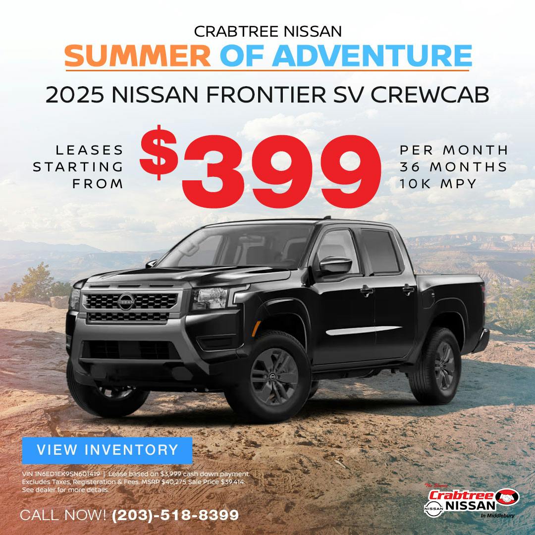 2025 Nissan Frontier Lease Offer | Crabtree Nissan