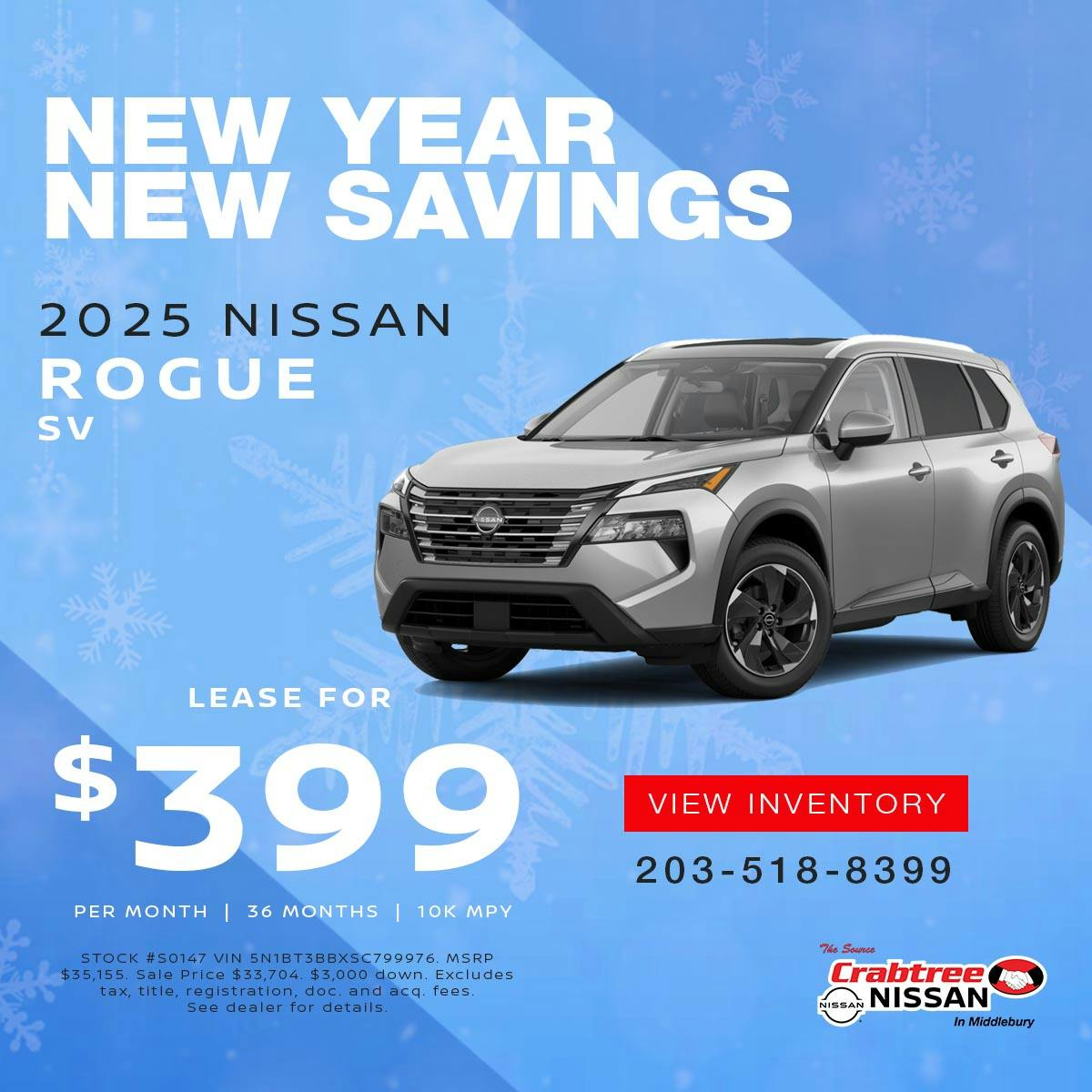 2025 Nissan Rogue Lease Offer | Crabtree Nissan