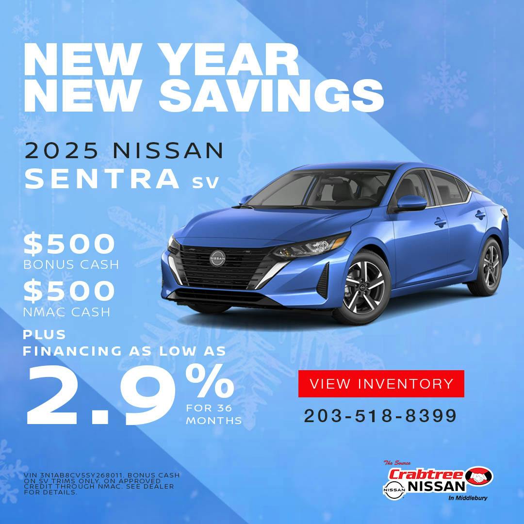 2025 Nissan Sentra Finance Offer | Crabtree Nissan