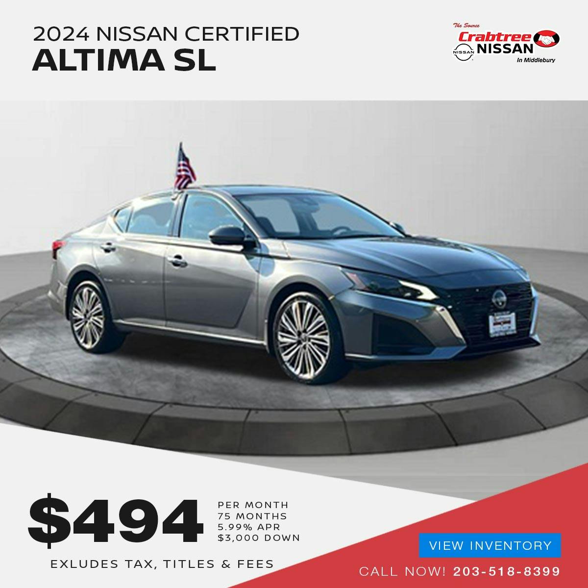 2024 Certified Nissan Altima SL | Crabtree Nissan