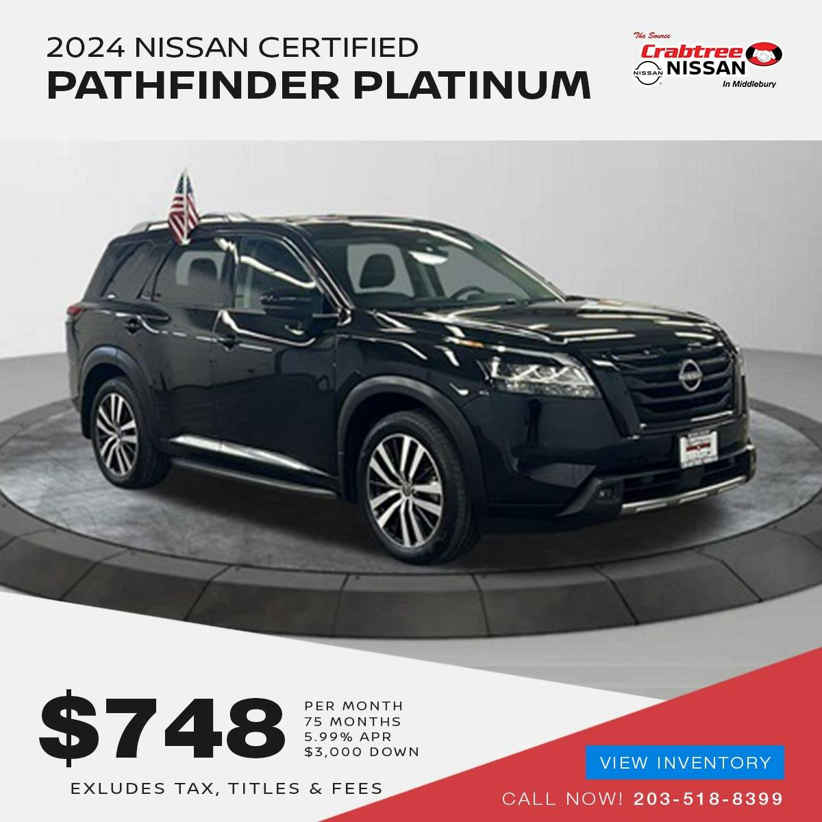 2024 Certified Nissan Pathfinder Platinum | Crabtree Nissan