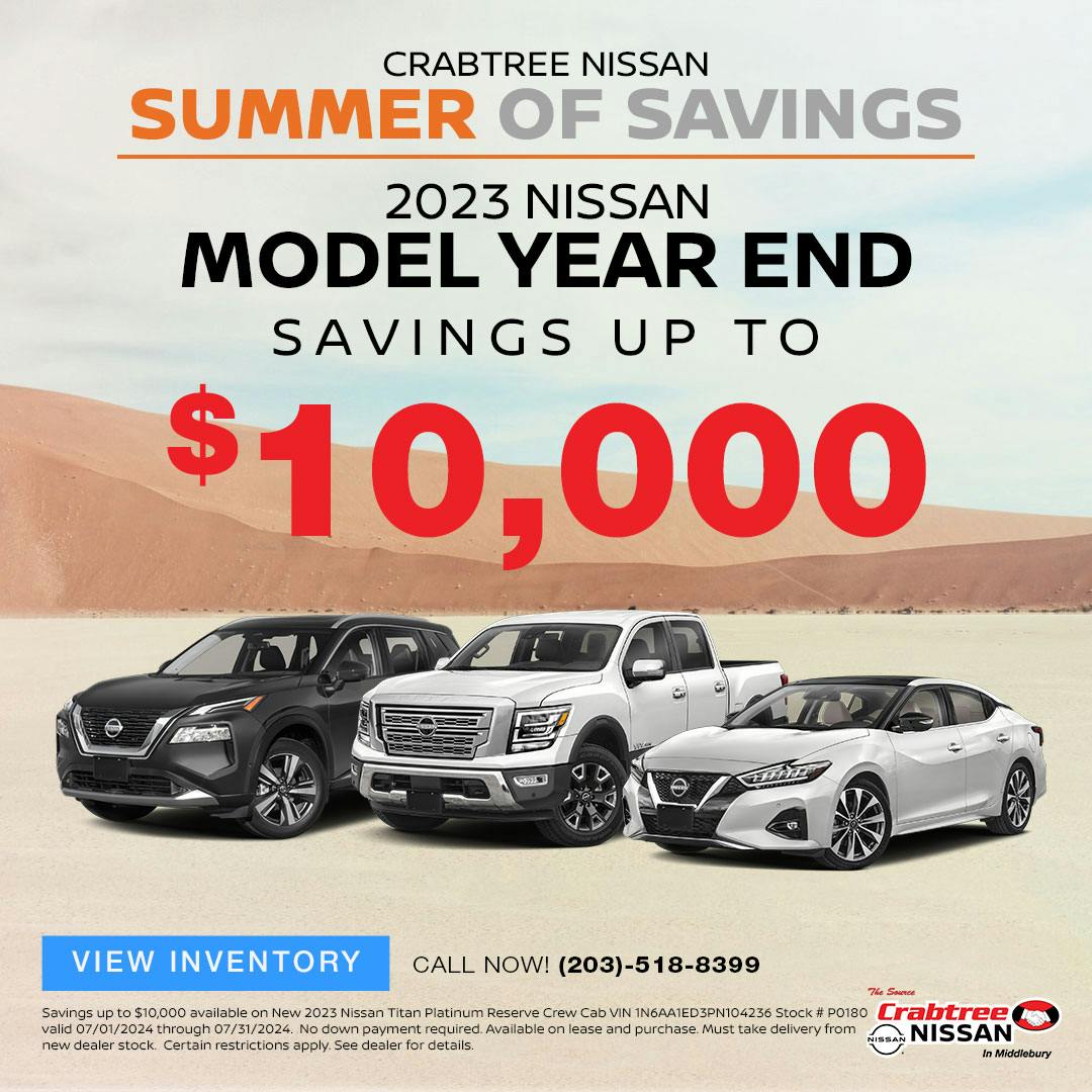 2023 Model Year End Offer | Crabtree Nissan