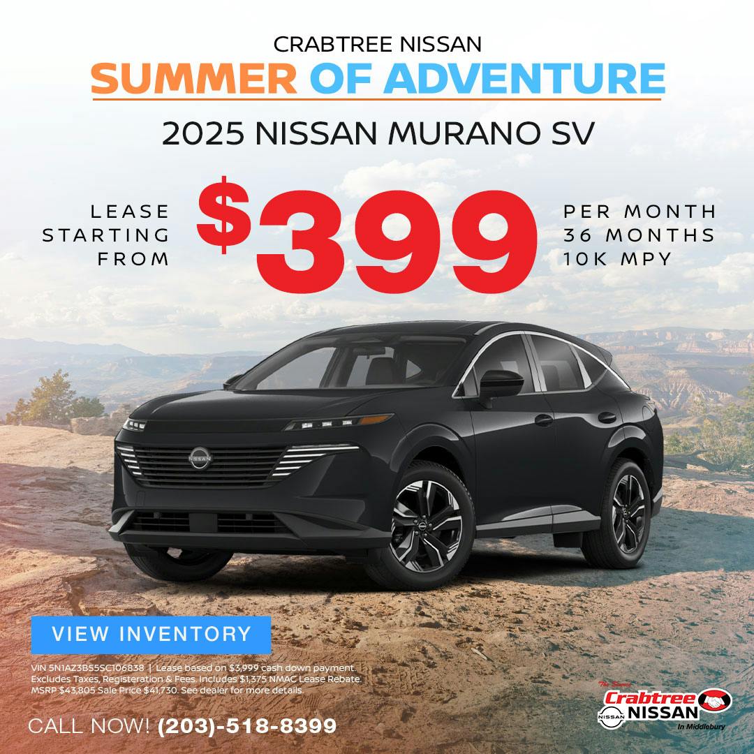 2025 Nissan Murano Lease Offer | Crabtree Nissan