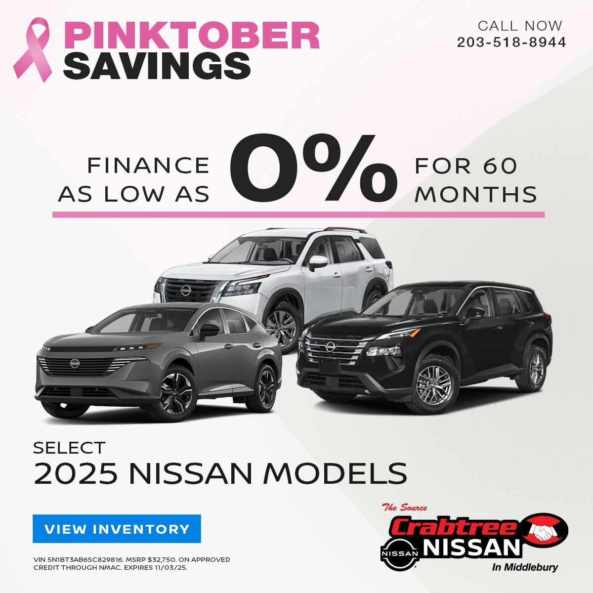 2025 Nissan Finance Offer | Crabtree Nissan