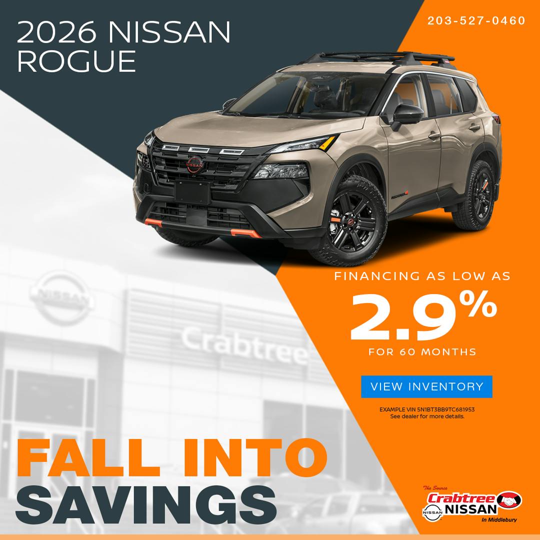 2026 Nissan Rogue Finance Offer | Crabtree Nissan